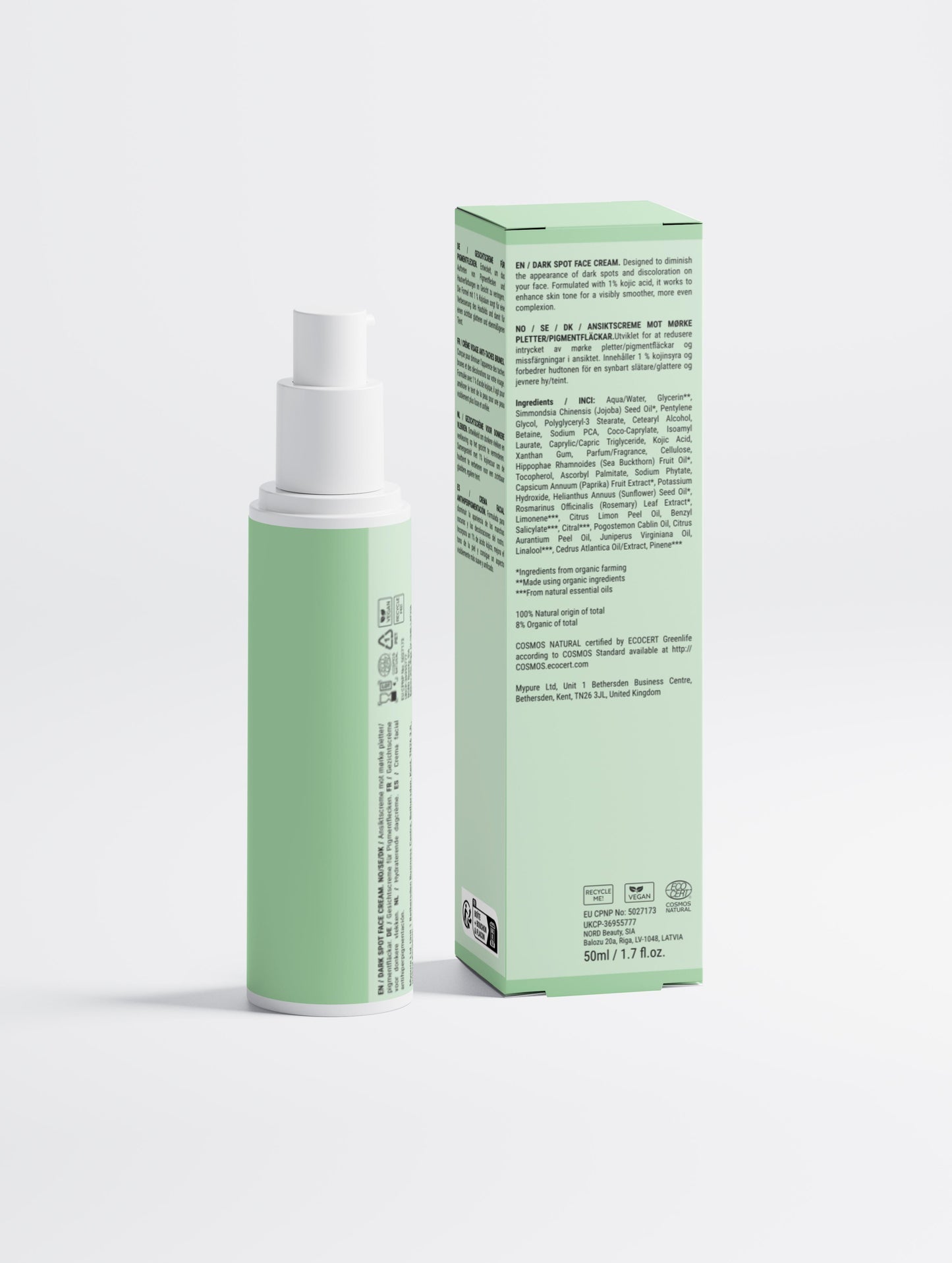 Dark Spot Face Cream with Kojic Acid