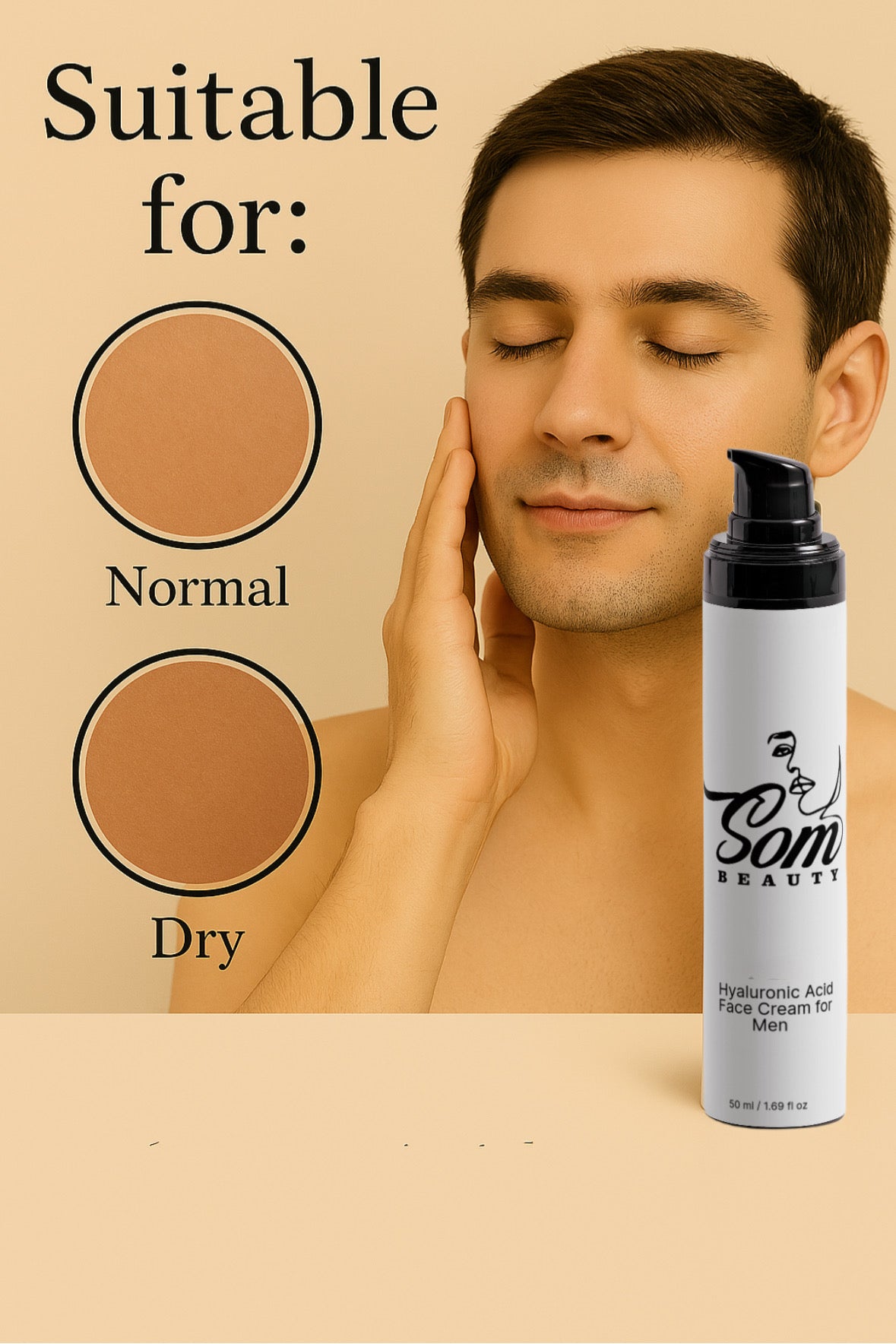 Hyaluronic Acid Face Cream for Men