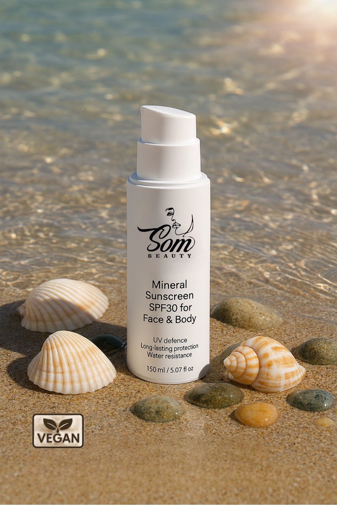 Mineral Sunscreen SPF30 for Face & Body, no tint