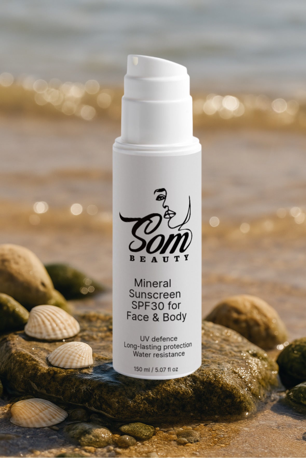 Mineral Sunscreen SPF30 for Face & Body, no tint