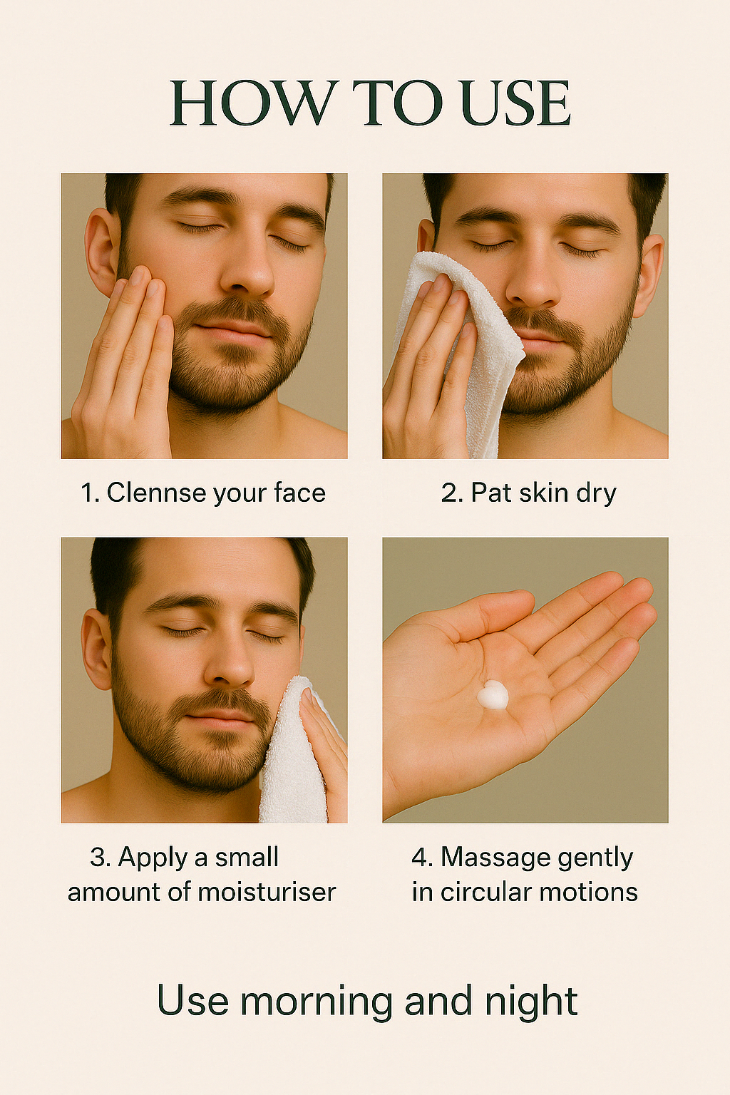 Oil-Free Zinc Face Gel for Men