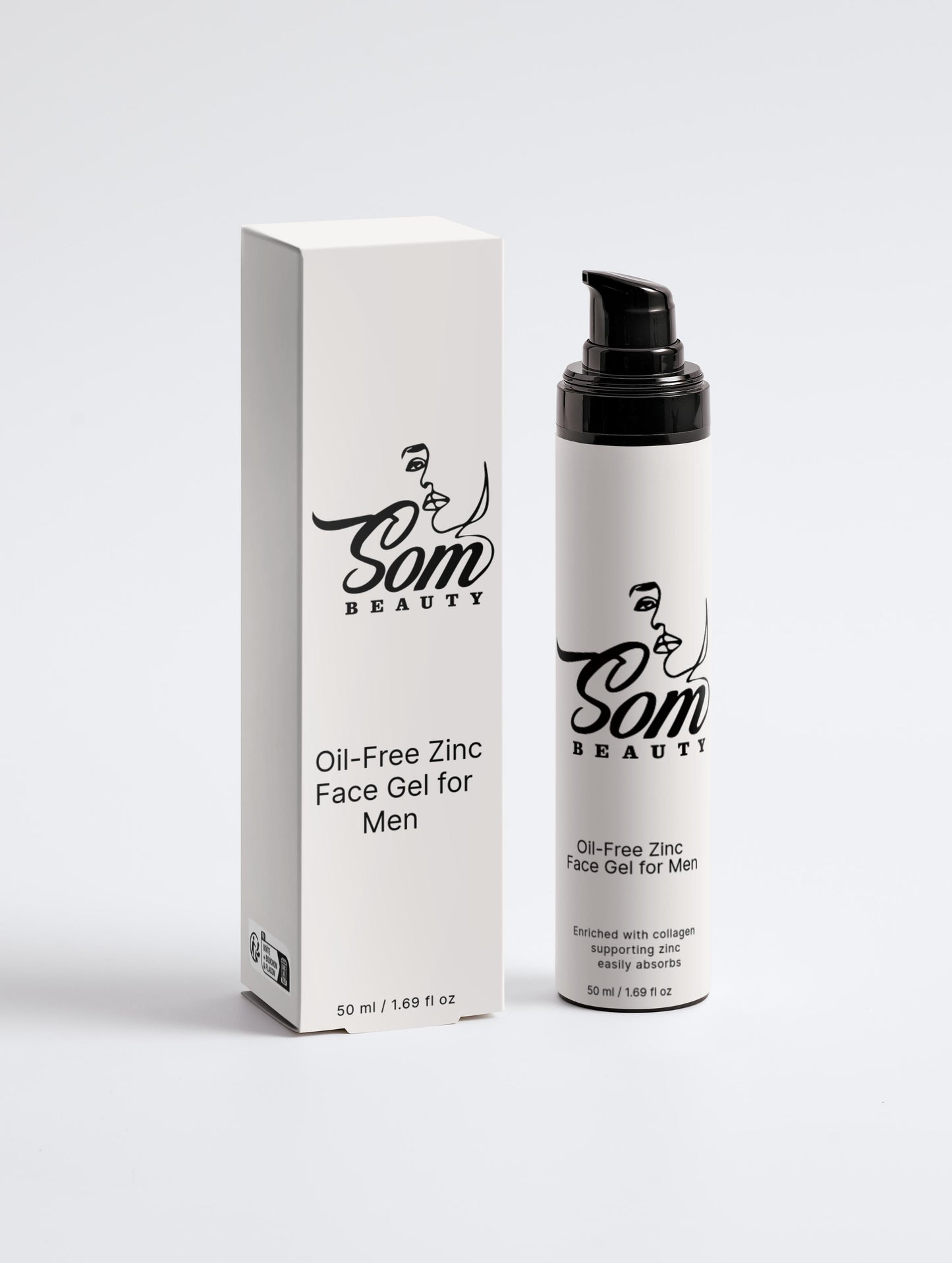 Oil-Free Zinc Face Gel for Men