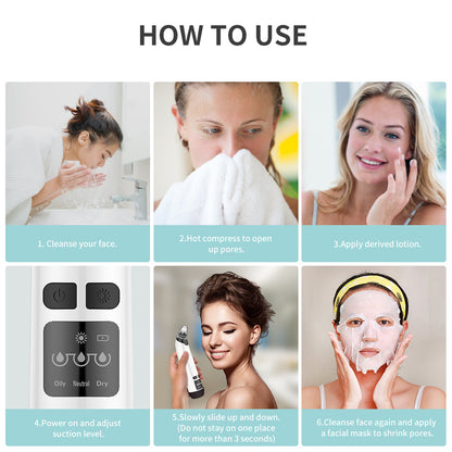 Blackhead suction instrument