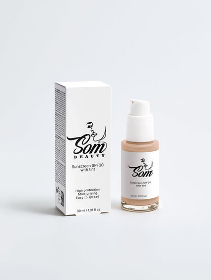 Sunscreen SPF30, with tint
