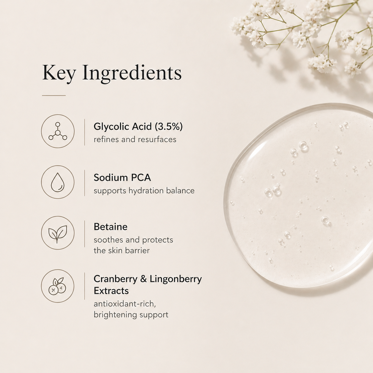 Glykolsäure-Flüssig-Exfoliator