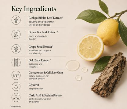 Antioxidant Ginkgo Gel Booster