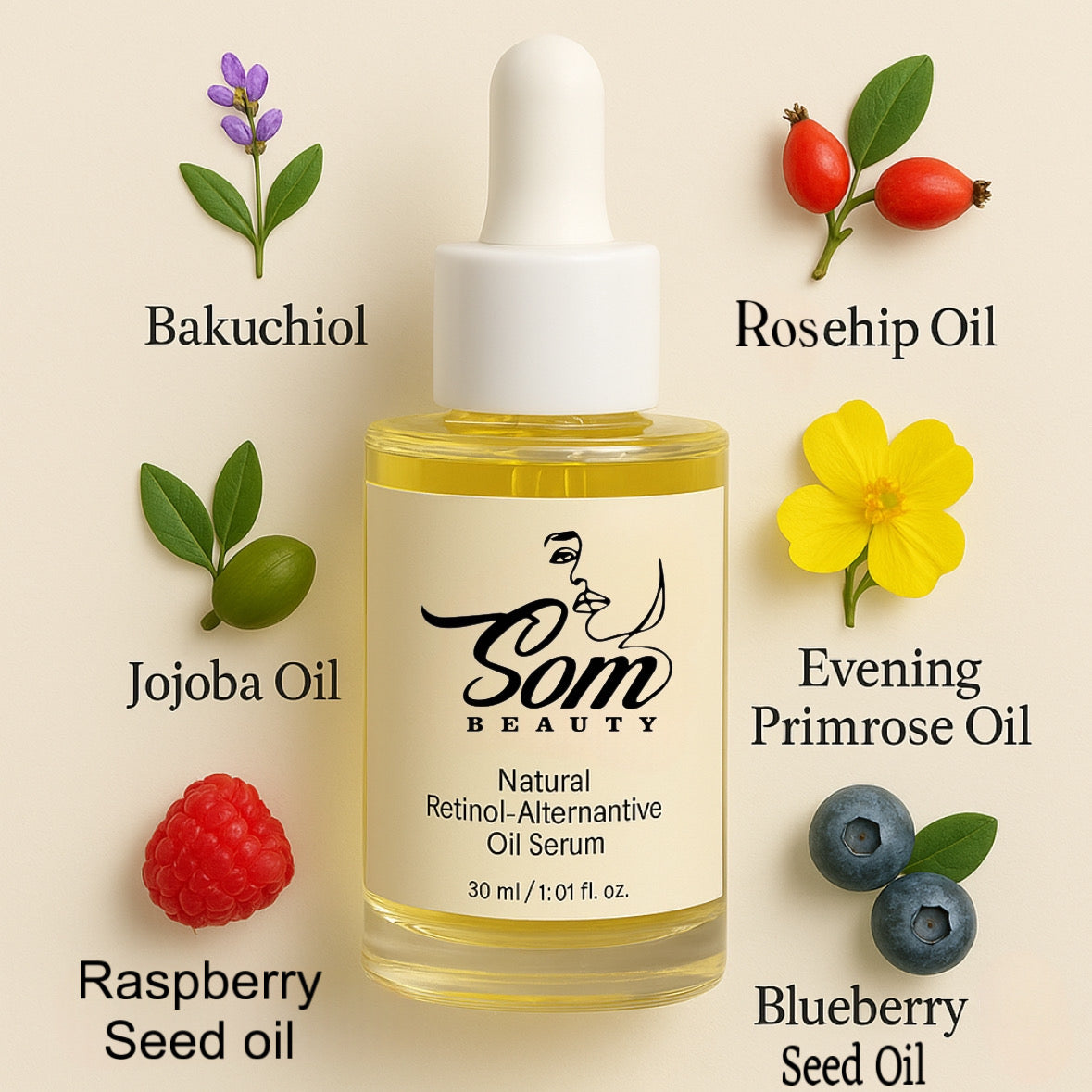 Natural Retinol-Alternative Oil Serum