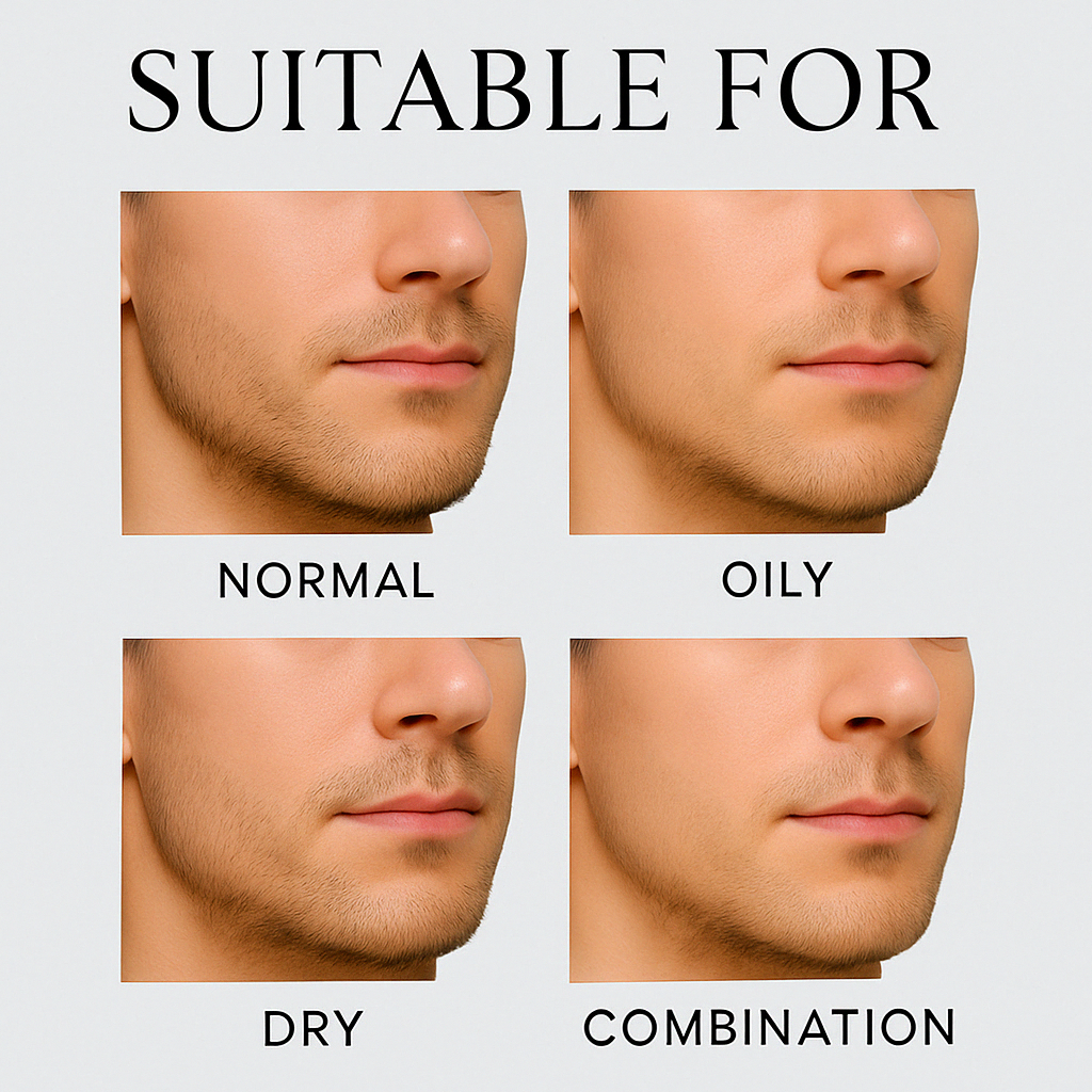 Oil-Free Zinc Face Gel for Men