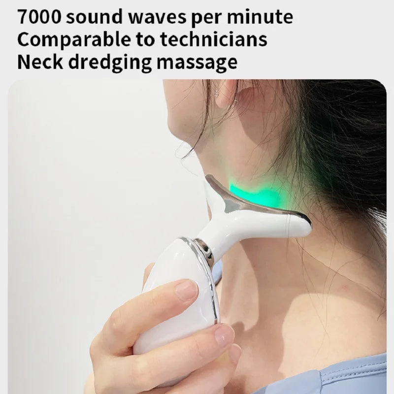 Neck Face Beauty Device EMS Neck Face Lifting Massager Skin Device