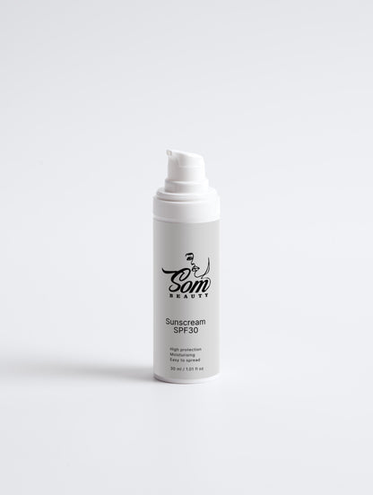 Sunscreen SPF30, with tint