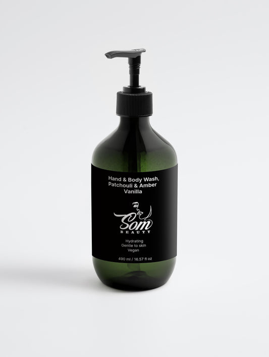Hand & Body Wash, Patchouli & Amber Vanilla