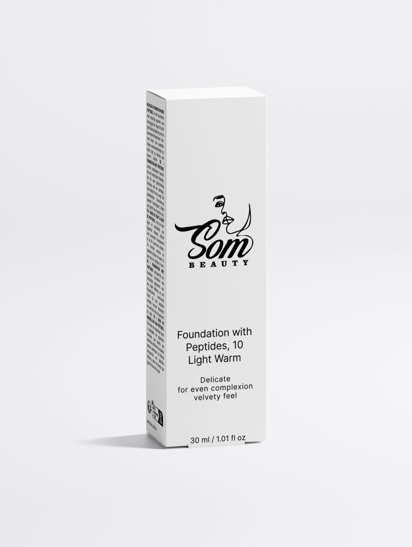 Foundation with Peptides, 10 Light Warm